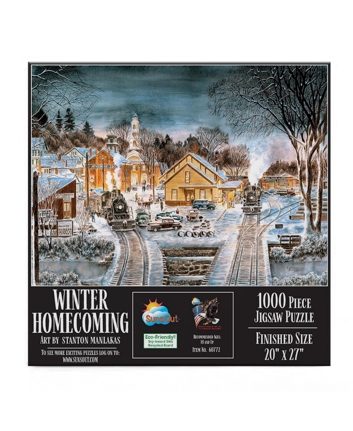 SunsOut Winter Homecoming 1000 piece Jigsaw Puzzle for Adults