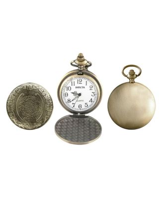 Men's 49005 Vintage Quartz 2 Hand White Dial Watch