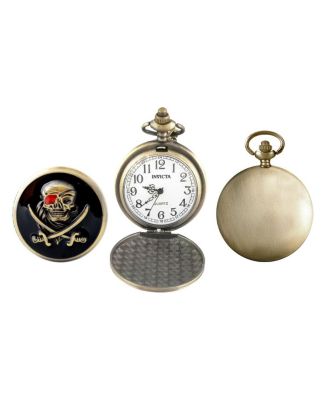 Men's 49007 Vintage Quartz 2 Hand White Dial Watch