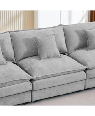 Modular 105 Inch L Shaped Couch for Living Room