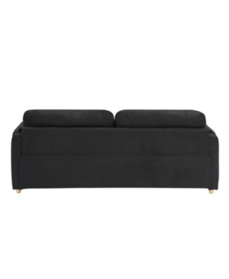 Teddy Cotton Linen Sofa - Black