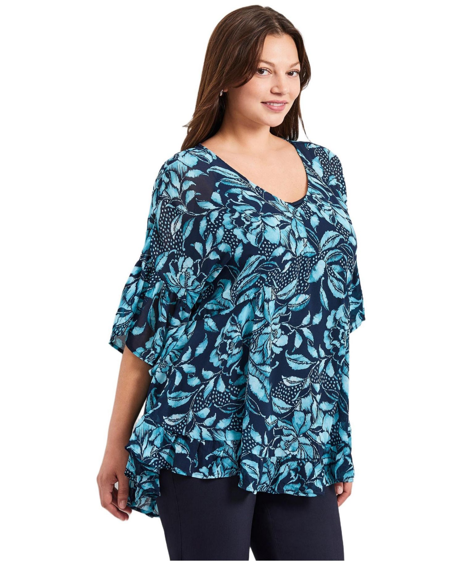 Women's Plus Size Harlow Chiffon Blouse