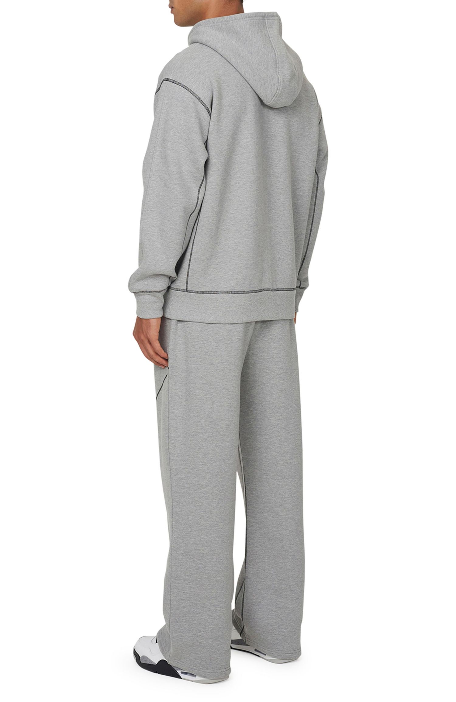 Men's Cover lock Vintage Zip Hoodie