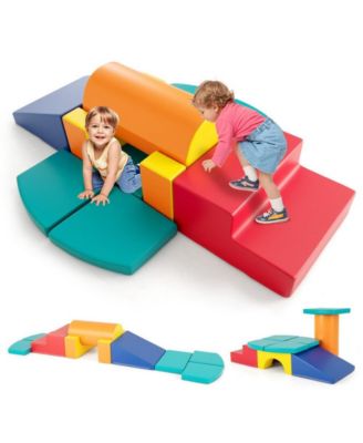 10 Piece Soft Foam Climbing Blocks Set