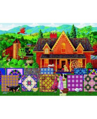 Morning Day Quilt 1000 piece Jigsaw Puzzle for Adults Mothers Day