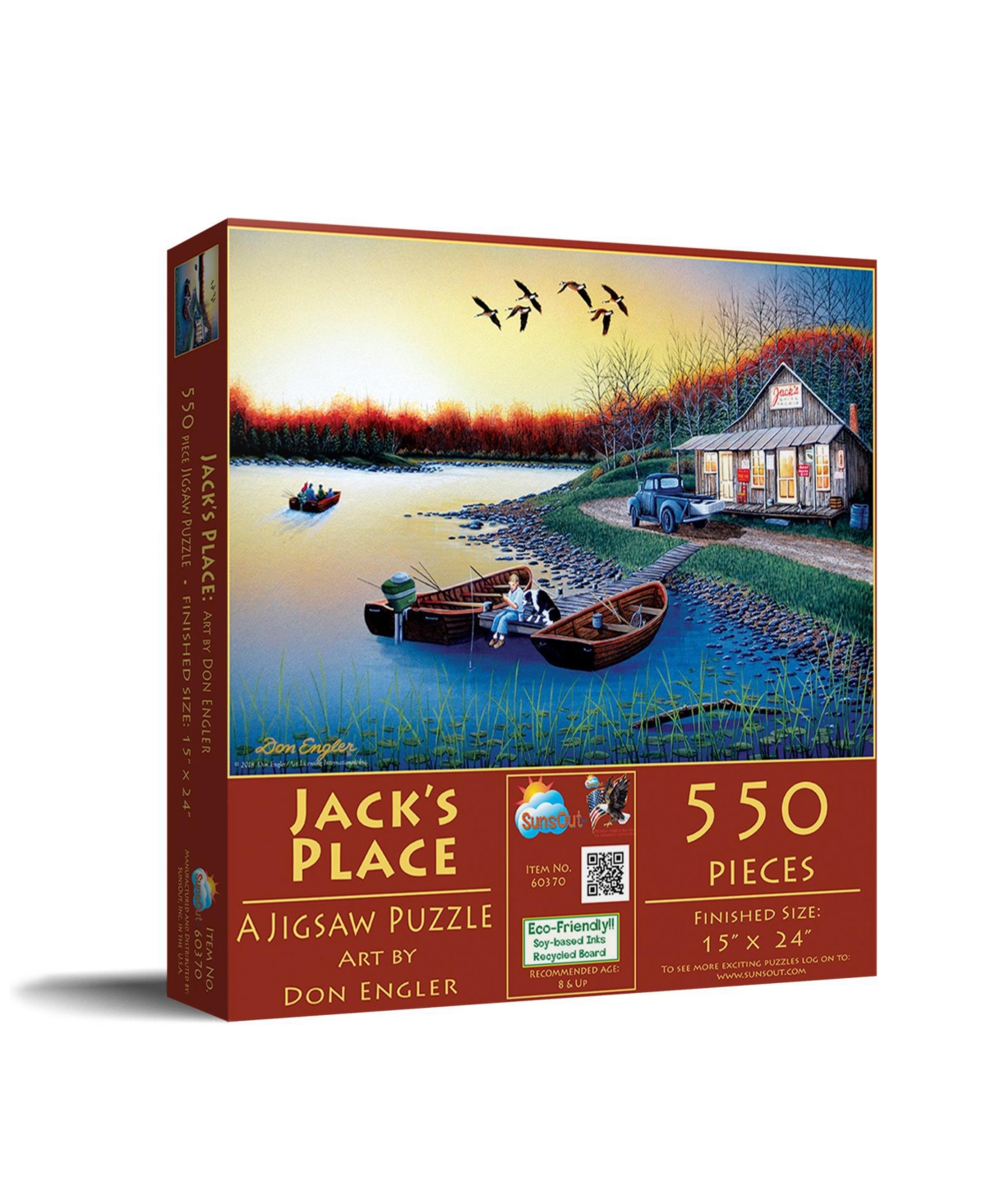 SunsOut Jack's Place 550 piece Jigsaw Puzzle for Adults