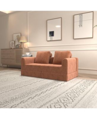 Convertible Sofa Bed Sleeper Chair - Memory Foam Futon Couch