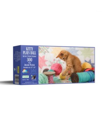 Kitty Plays Ball 300 piece Jigsaw Puzzle for Adults