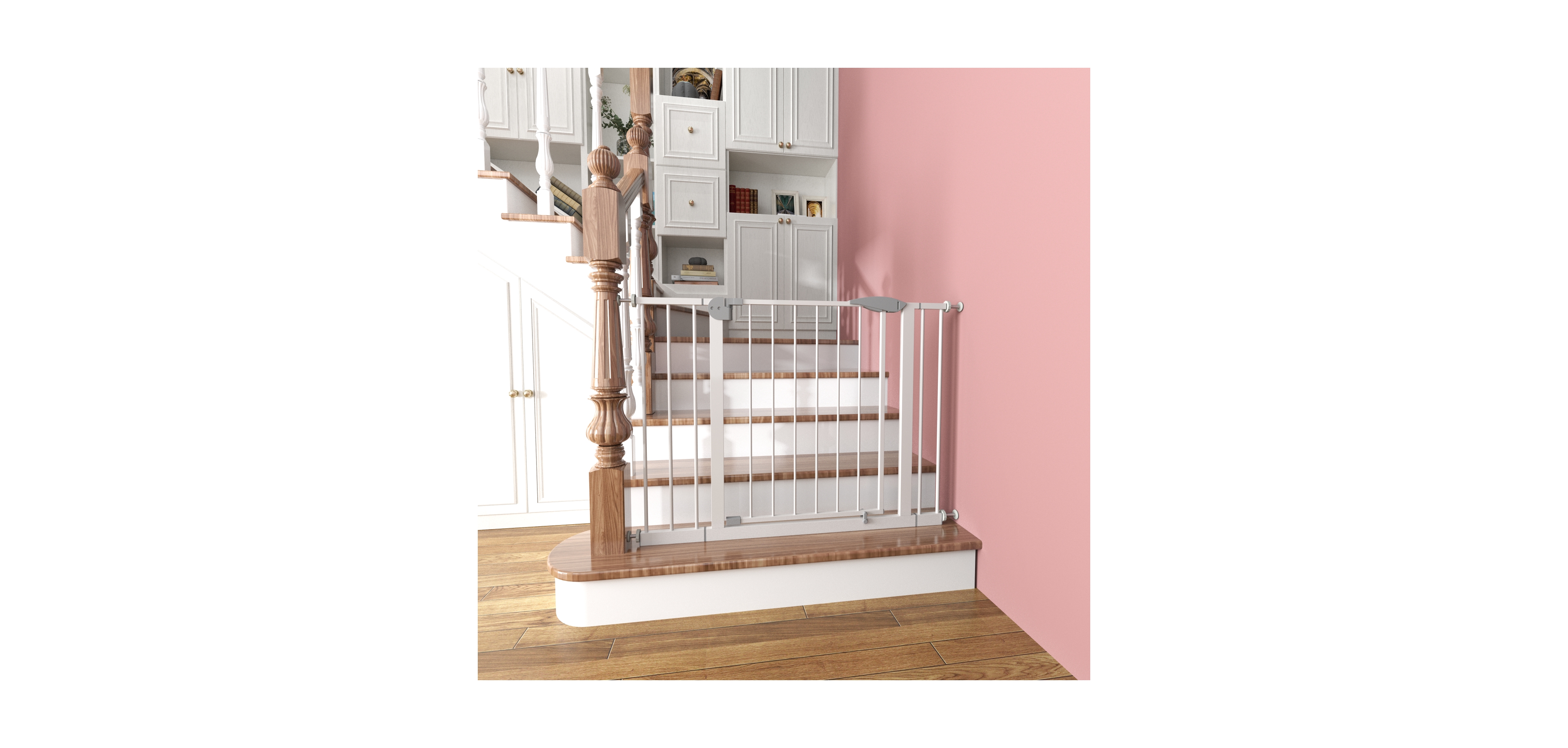 Streamdale Furniture 29.5-45.3" Wide, Pressure Mounted Baby Gate
