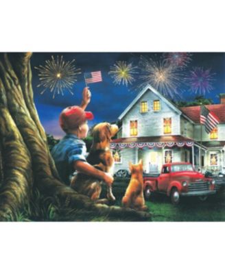 God Bless the USA 300 piece Jigsaw Puzzle for Adults Fourth of July