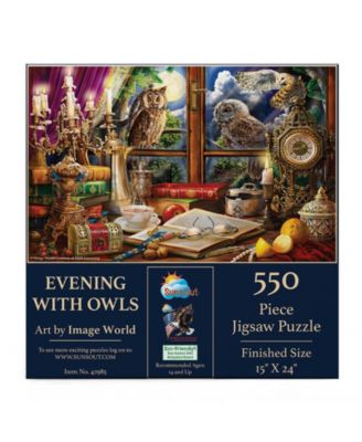 Evening with Owls 550 piece Jigsaw Puzzle for Adults