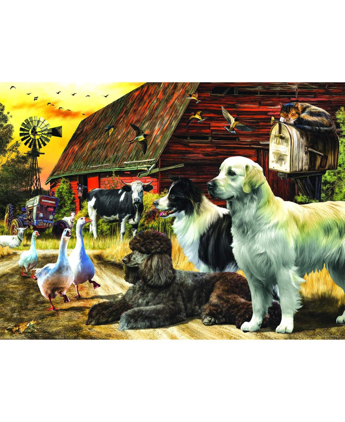 SunsOut Life on the Farm 1000 piece Jigsaw Puzzle for Adults