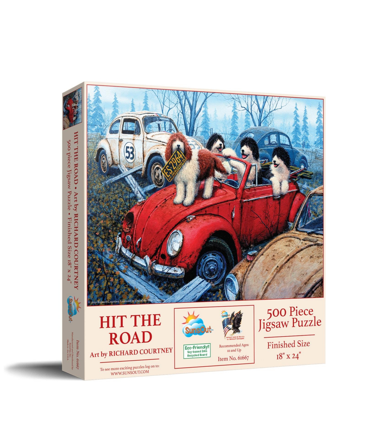 SunsOut Hit the Road 500 piece Jigsaw Puzzle for Adults