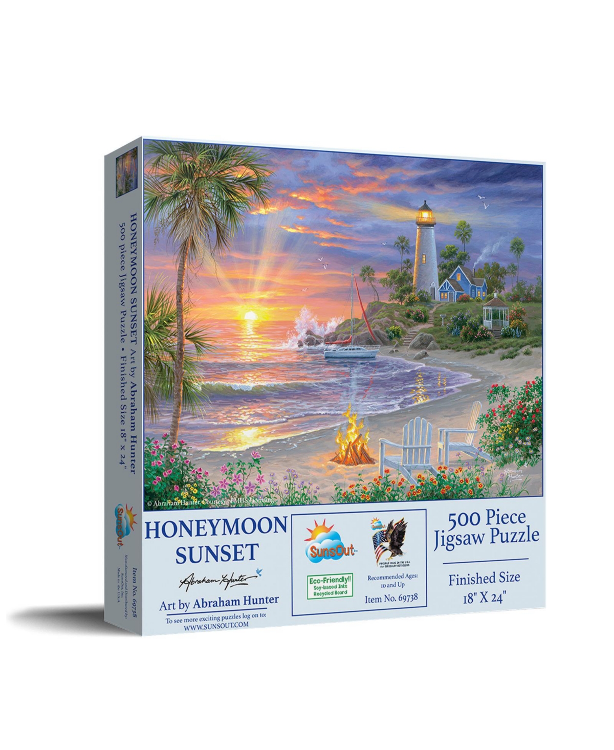 Honeymoon Sunset 500 piece Jigsaw Puzzle for Adults
