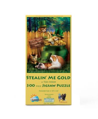 Stealin Me Gold 300 piece Jigsaw Puzzle for Adults St. Patricks Day