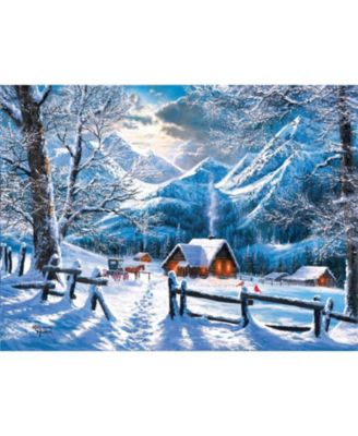 On a Snowy Morning 500 piece Jigsaw Puzzle for Adults