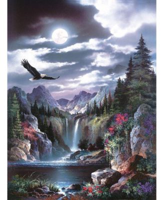 Moonlit Eagle 1000 piece Jigsaw Puzzle for Adults