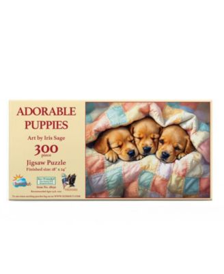 Adorable Puppies 300 piece Jigsaw Puzzle for Adults