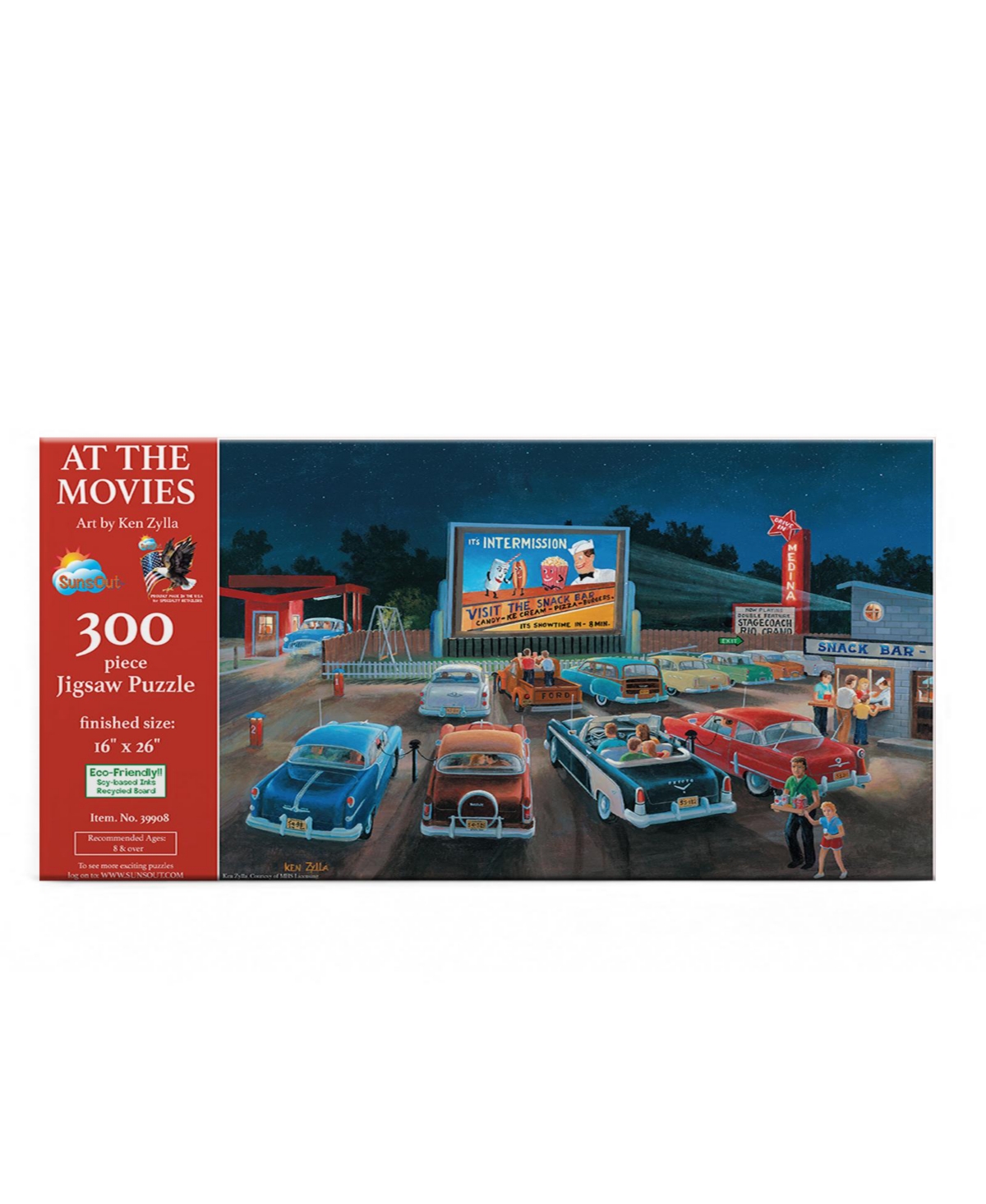 SunsOut At the Movies 300 piece Jigsaw Puzzle for Adults