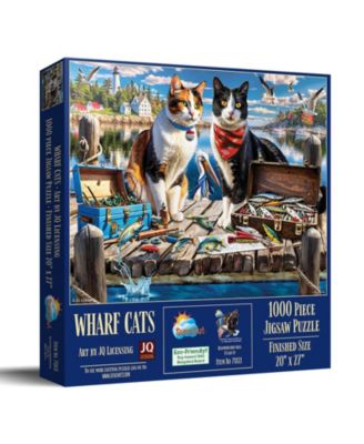 Wharf Cats 1000 piece Jigsaw Puzzle for Adults