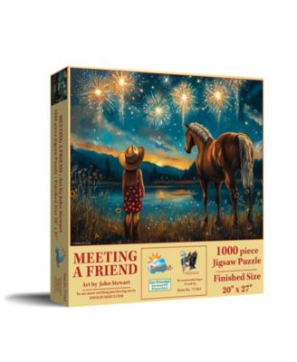 Meeting a Friend 1000 piece Jigsaw Puzzle for Adults