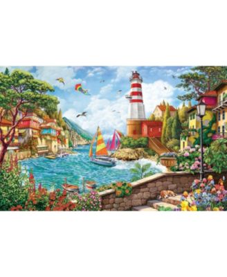 Lighthouse and Sailing Boat 550 piece Jigsaw Puzzle for Adults
