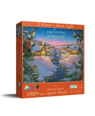 A Winter's Silent NIght 1000 piece Jigsaw Puzzle for Adults Large Pieces Christmas