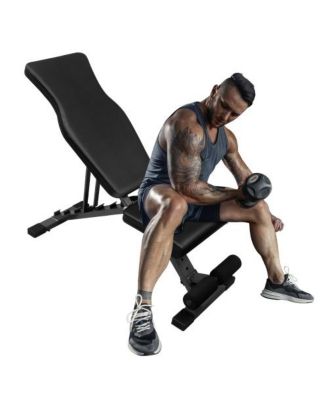 Weight Bench for Full Body Workout, Adjustable Strength Training Sit-up Chair