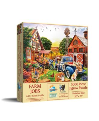 Farm Jobs 1000 piece Jigsaw Puzzle for Adults