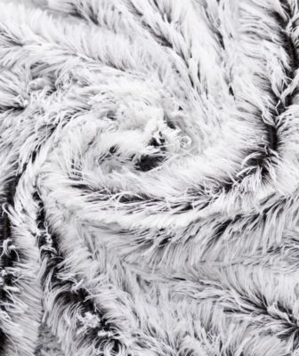 Soft and Fuzzy Reversible Shaggy Throw, 60" x 70"