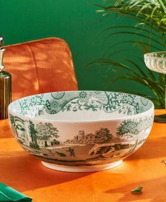 Heritage Green Italian Round Serving Bowl