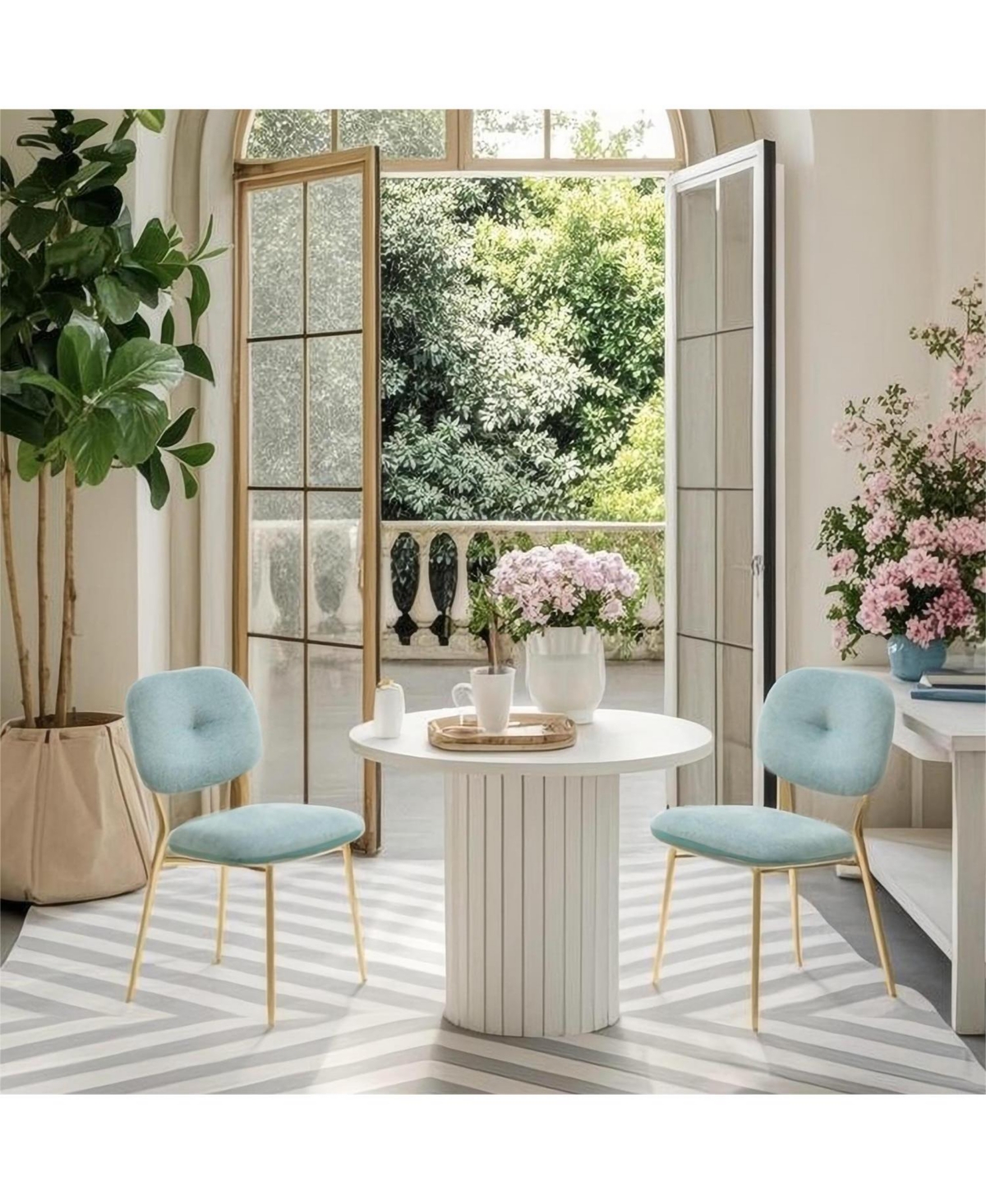 Streamdale Furniture Upholstered Dining Chairs (Set of 2)