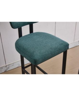 Upholstered Counter Height Bar Stools - Set of 2