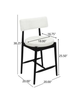 Mid Century Modern Counter Stool (Sets of 2)