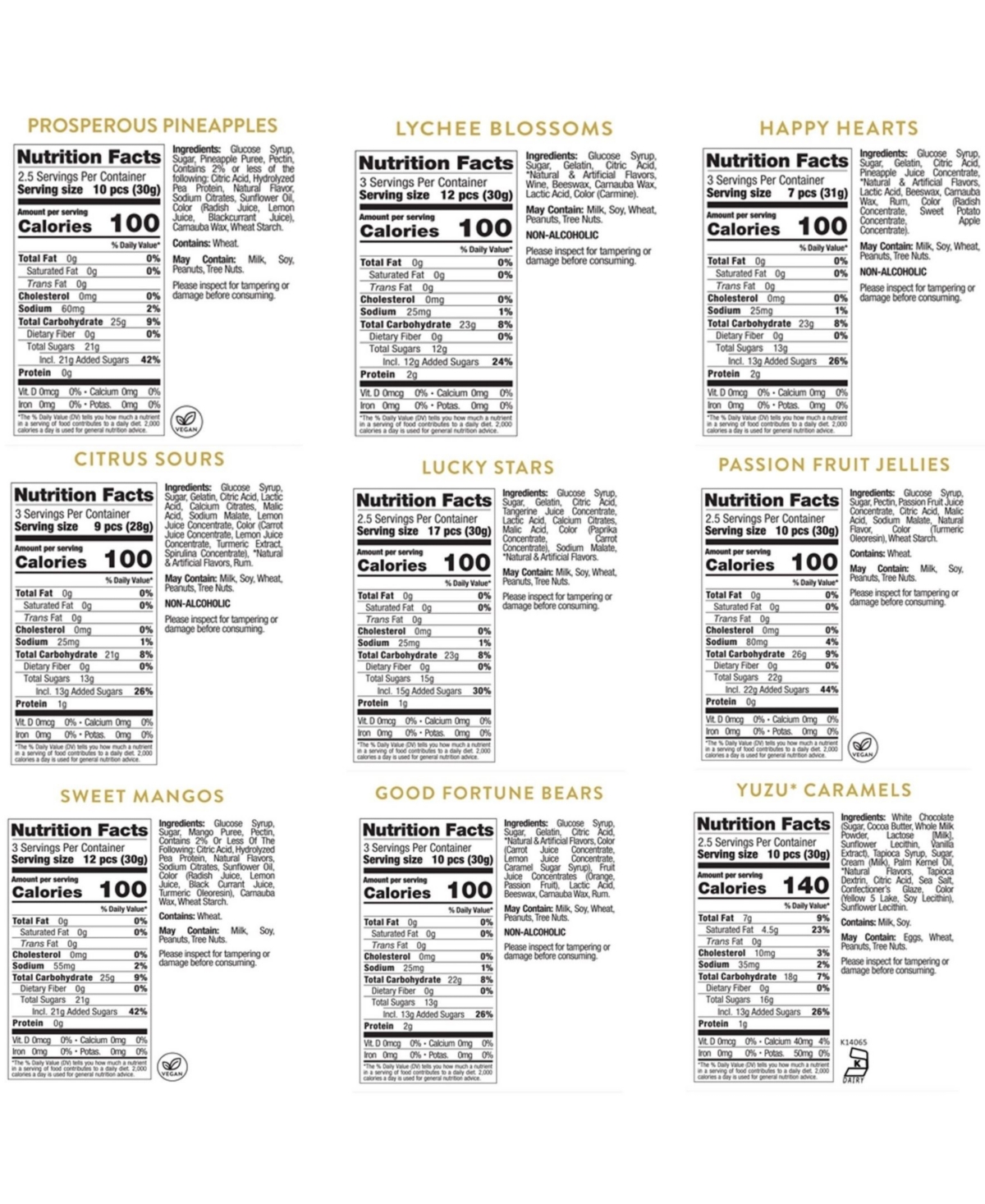 Sugarfina Lunar New Year Candy Mini Trunk, 9-Pc.