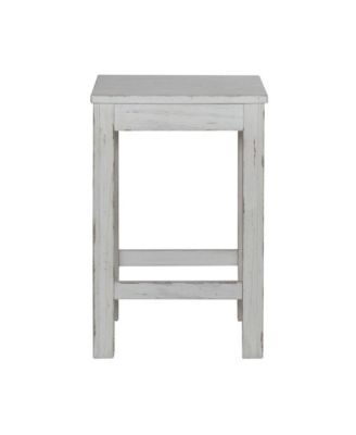 River Place Counter Height Swivel Stool  - Riverstone White