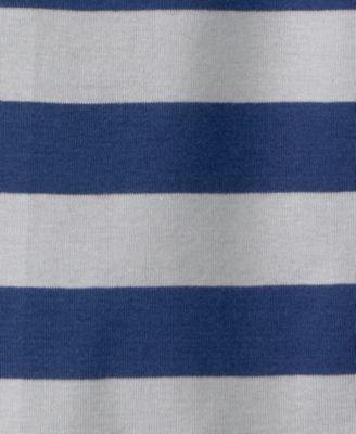 Baby Boys' Striped Short-Sleeve Romper
