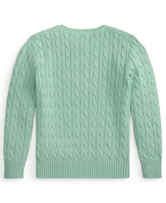 Boys' 8-20 Cable-Knit Cotton Sweater