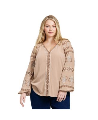 Women's Angelina Embroidered Blouse