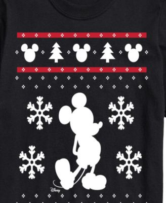 Men's Disney Christmas Mickey Graphic Crewneck T-Shirt