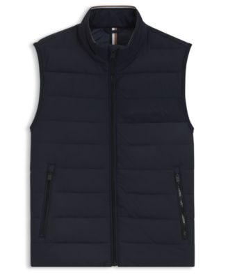 Men's Water-Repellent Tonal Logo Gilet