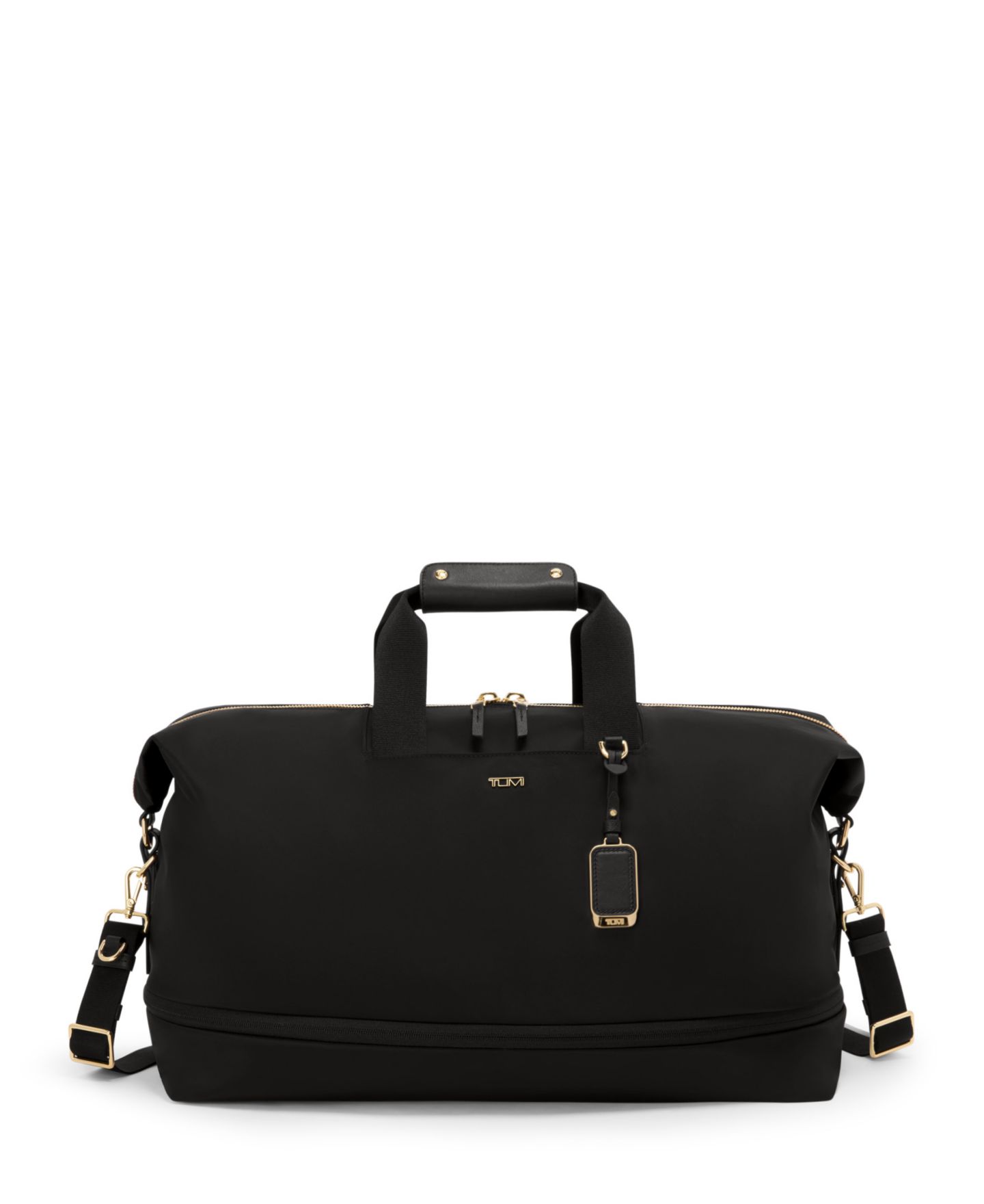 Сумка TUMI Voyageur Rhys Expandable Duffel, цвет: Чёрный / Золотой — фото 1