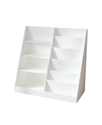 Kids Bookcase & Toy Organizer, 4-Tier Wooden Storage