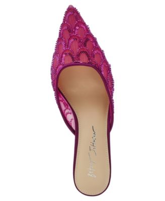 Women's Ellis Beaded Scalloped Mule Pumps