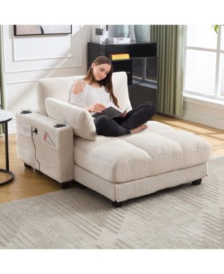 Sleeper Sofa Couch Bed,Oversized Chaise Lounge Chair Cozy Cloud Couch