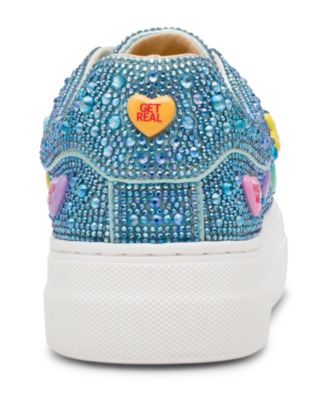 Betsey Johnson Women's Sidny Lace-Up Platform Sneakers