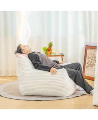 Streamdale Comfy Bean Bag Chair, Armrests, Oversized Lazy Floor Sofa