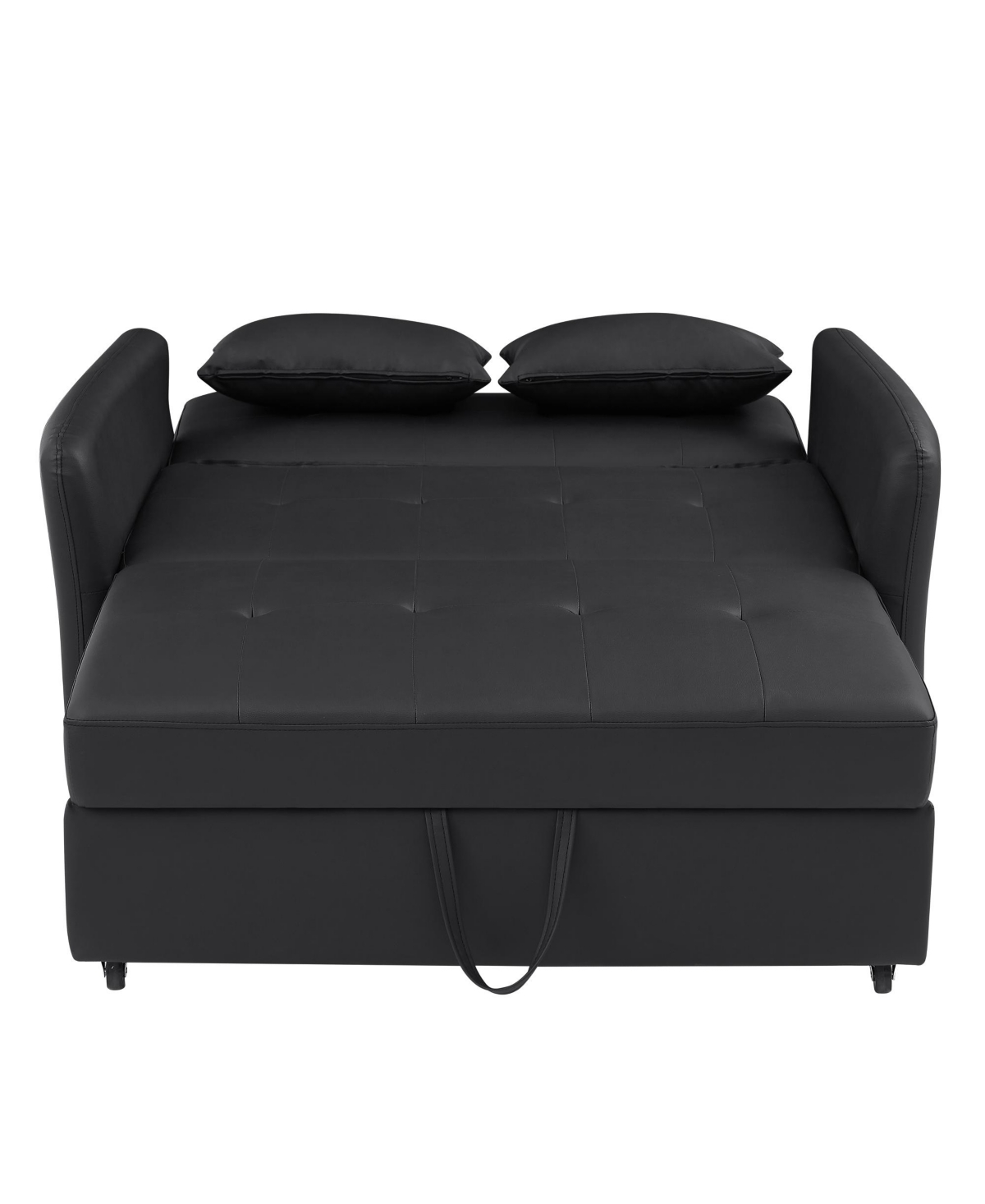 Streamdale Furniture 51.57" Convertible Sleeper Bed, Adjustable Oversized Armchair with Three Usb Ports for Small Space