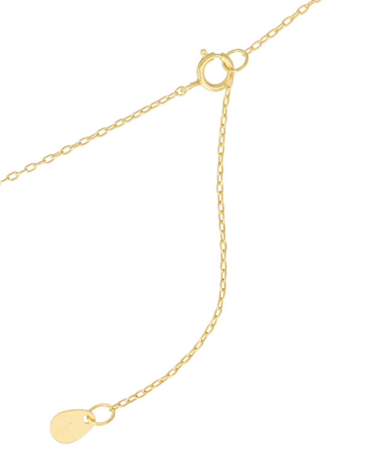 Macy's Cubic Zirconia Bezel Set Station Pendant Necklace