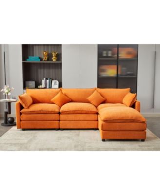 Modular 3-Seater L-Shaped Sectional Sofa